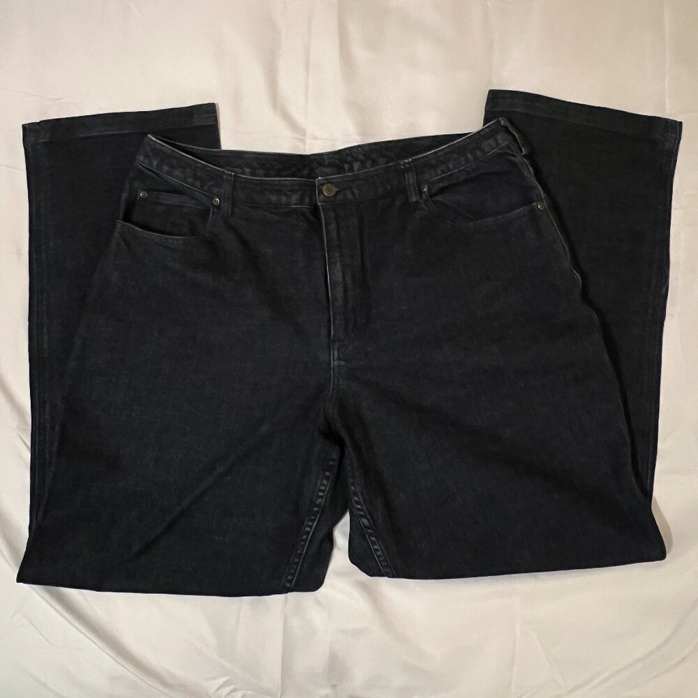 Duluth Trading Co. Women's Dark Indigo 5-Pocket Jeans in size 20